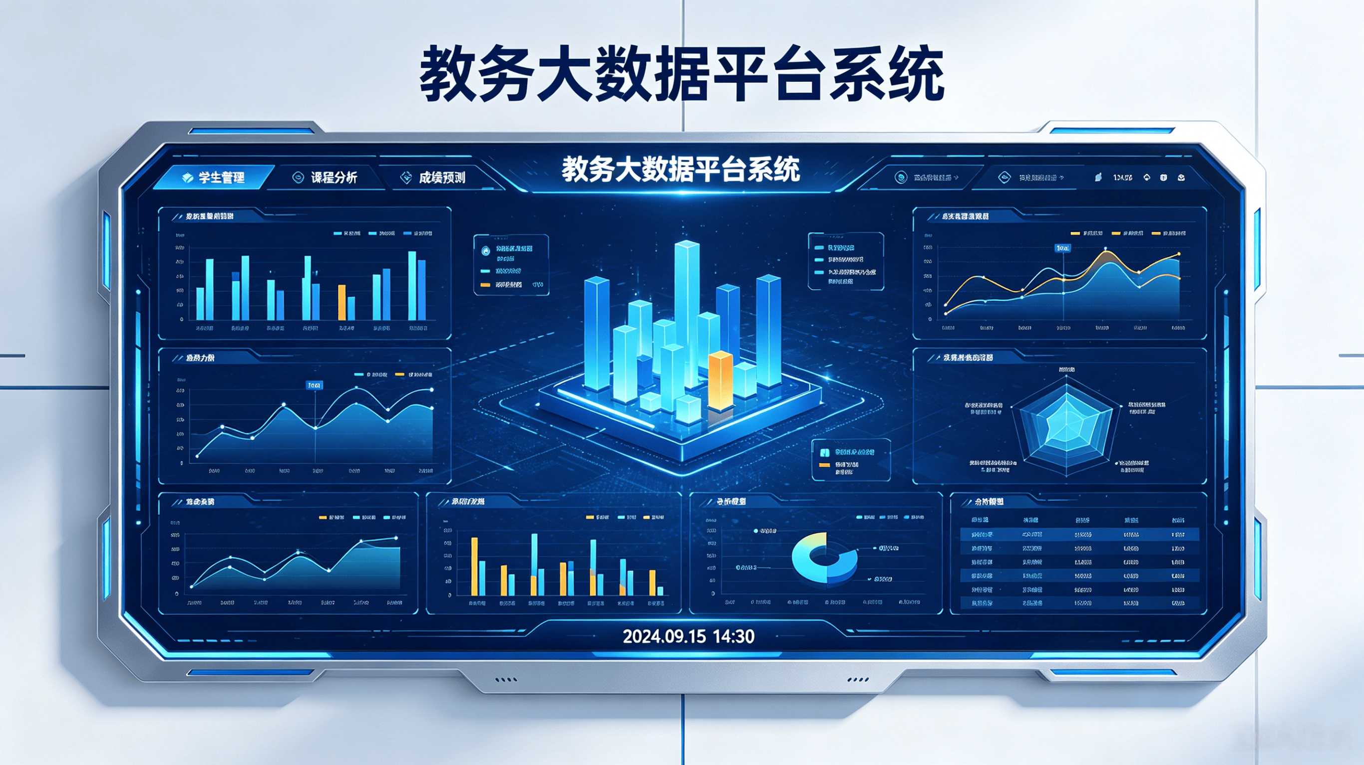 赋能教学治理现代化 教务大数据平台系统正式发布
