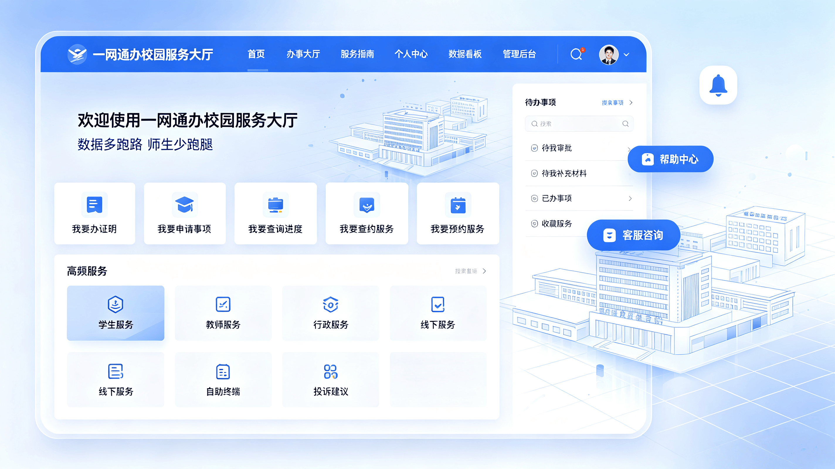 师生办事，一站通达