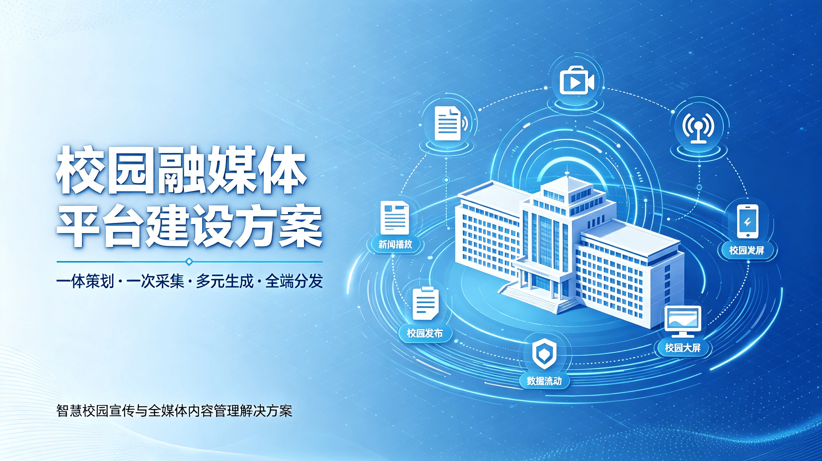 融聚声影 智育校园 —— 校园融媒体平台建设方案