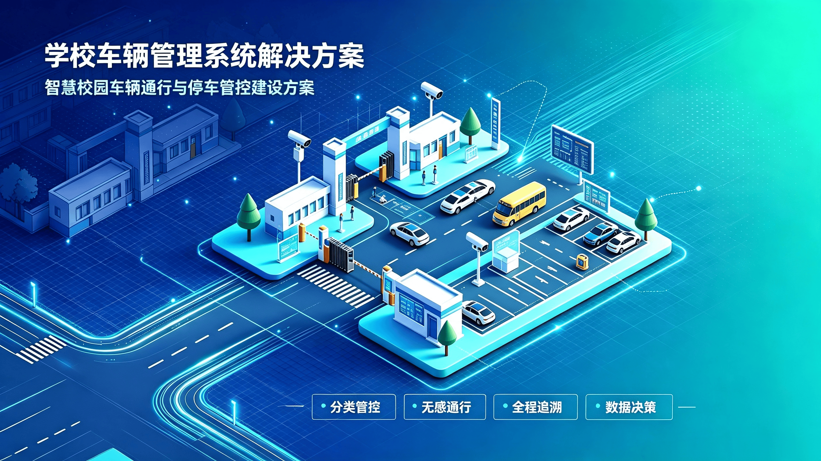 车辆管理系统：校园交通智慧管控解决方案