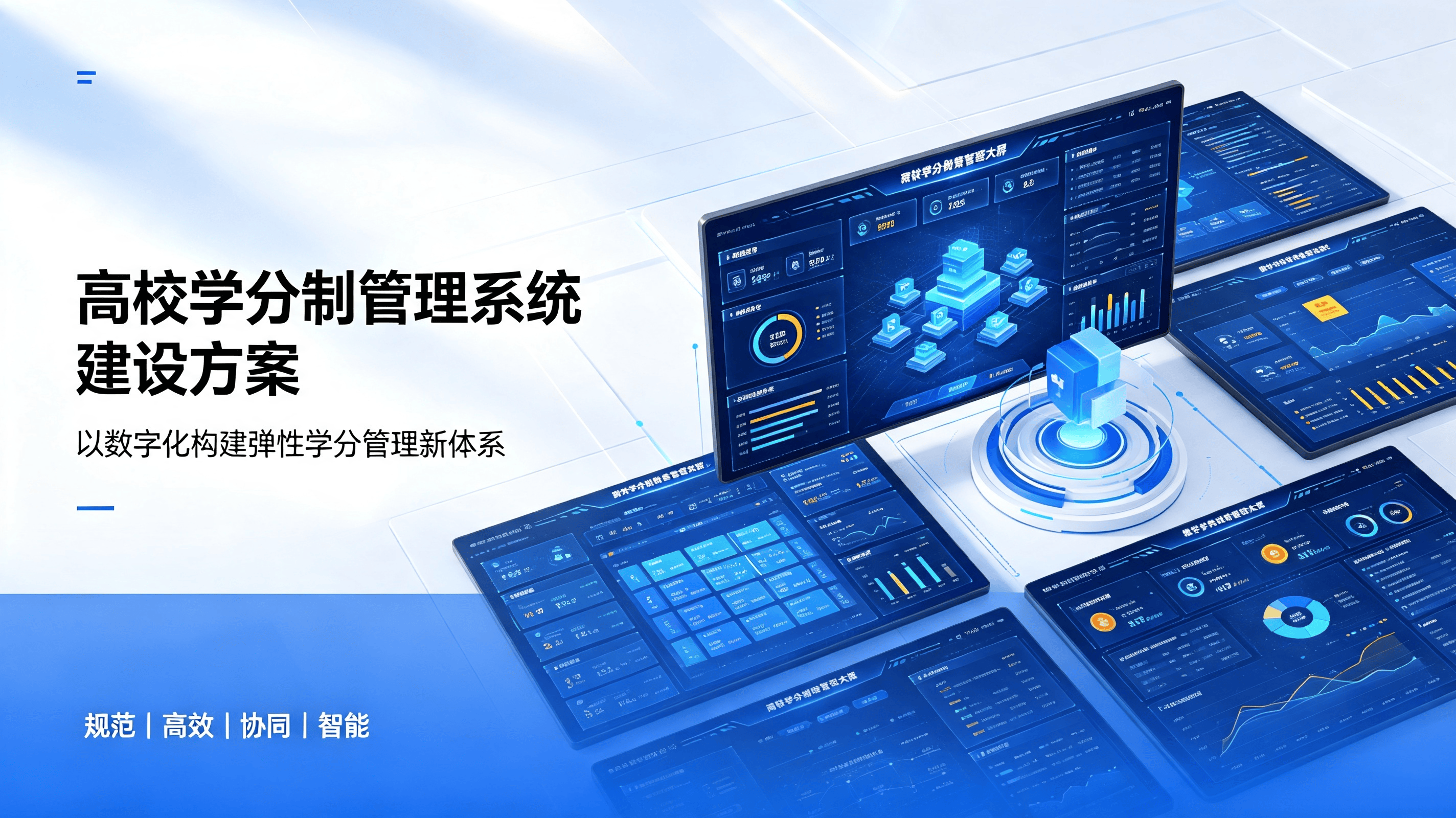 赋能教学改革·智享学分管理——高校学分制管理系统建设方案